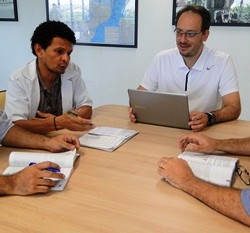 Professores Will Almeida, Flávio Moraes, Paulo Villis e Fabrício Silva