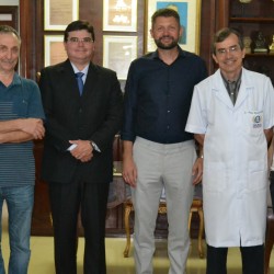 Universidade Ceuma recebeu a visita de dois médicos europeus e palestrantes do COIMAMA