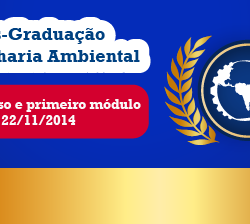 Pós-graduação em Engenharia Ambiental tem início neste sábado, 22 de novembro