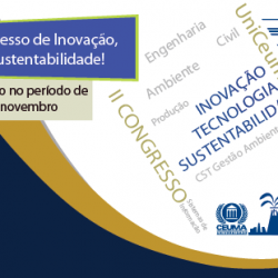 Sustentabilidade, tecnologia e inovação são tema de congresso