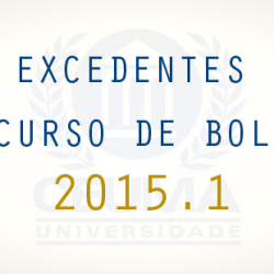 Chamada de excedentes para o Concurso de Bolsas 2015.1