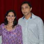 A coordenadora do Ministério do Esporte, Sra. Lazara Lorena Villar e Prof. Fabiano Furtado