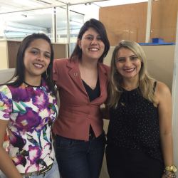 A Profa. Me. Milena Freitas – Imperatriz; a Profa.Me. Raquel Pontes - São Luís e a Profa. Dra. Katarine Barile – Belém