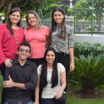 Nayara Mendonça, Livia Azevedo, Layssa Ferreira, Claudson dos Santos e Ana Clara Soares, alguns dos aprovados.